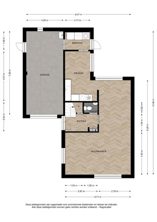 Floorplan - Het Diekman 14, 7214 CC Epse